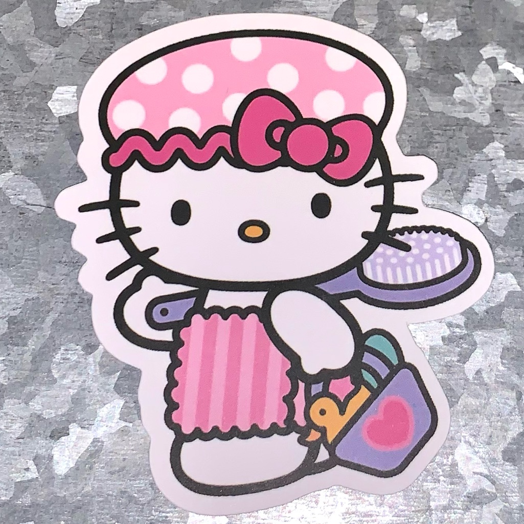 Bath-Time Hello Kitty Sticker